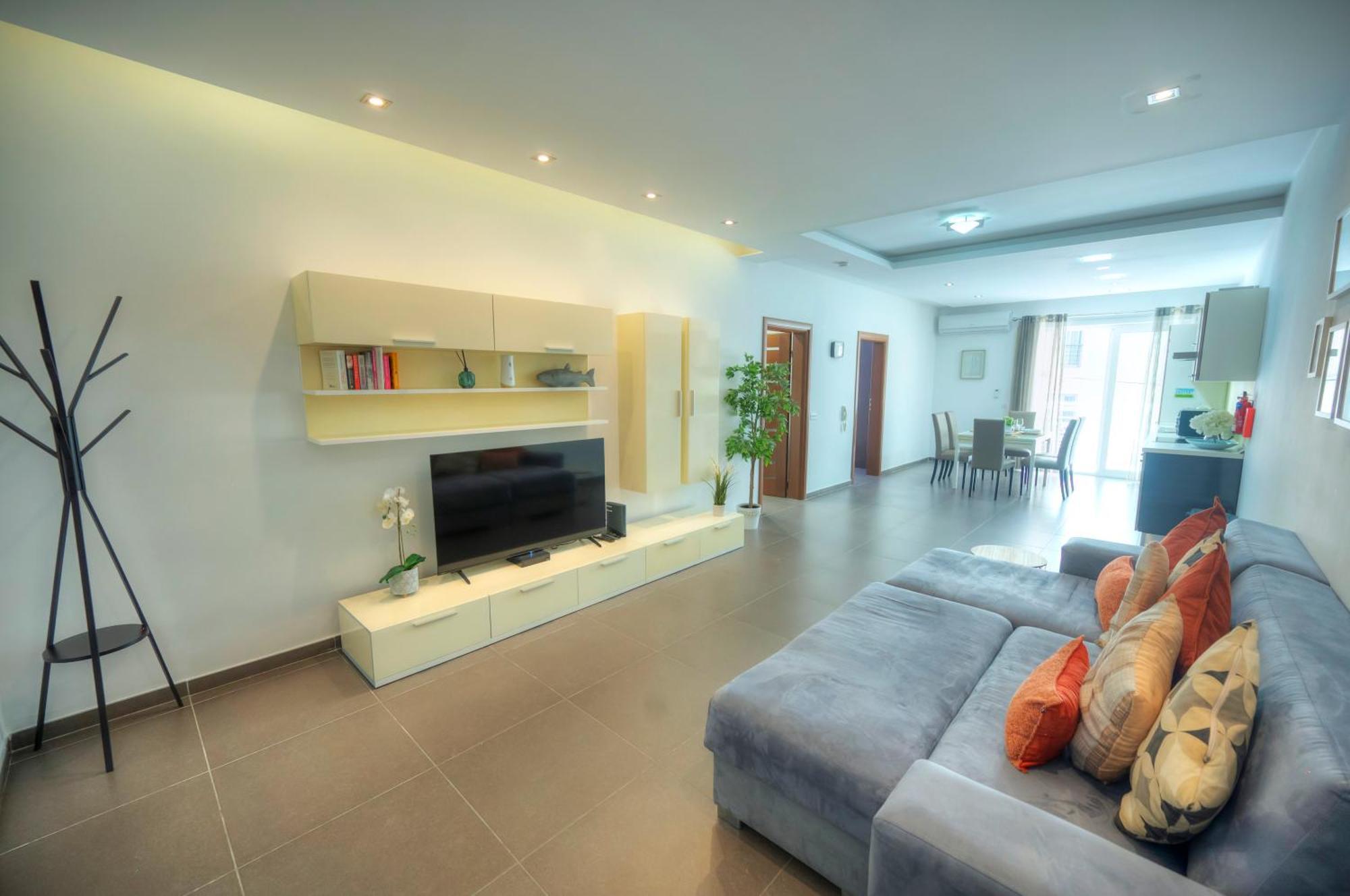 Bright & Large 2Bedrooms In Sliema Center Mpor1-1 מראה חיצוני תמונה